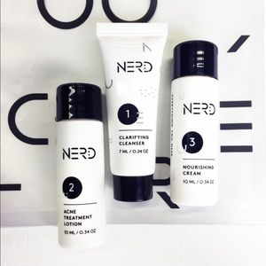 NERD Skincare acne treatment set